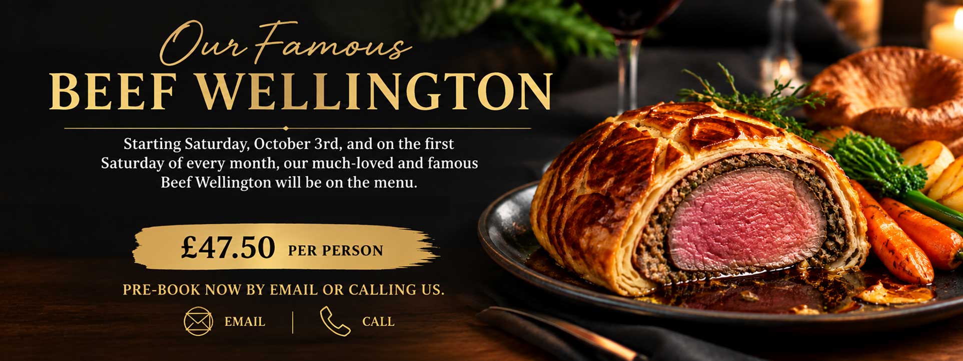 Beef Weelington Dilham Cross Keys Image